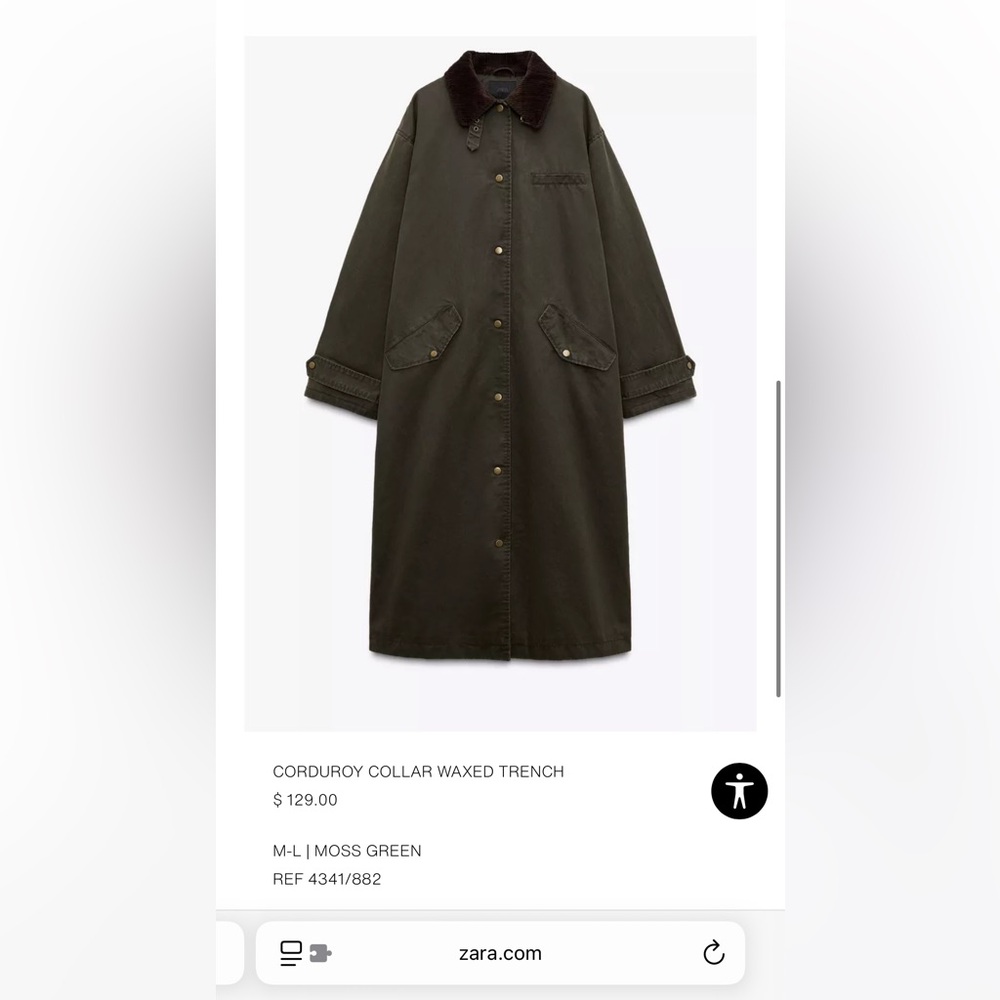 ZARA trench coat